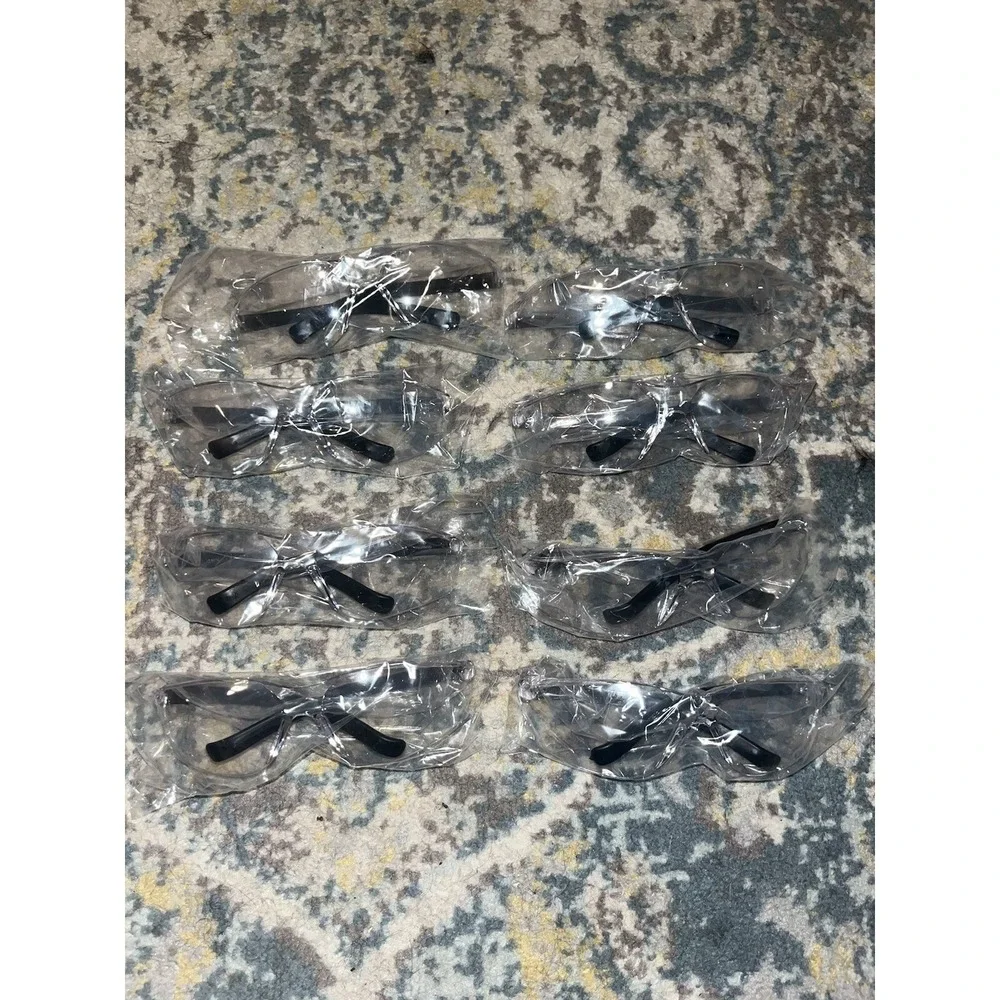 Pyramex Ztek Clear Lens Safety Glasses (set of 8) (NEW)